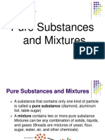 Pure Substances and Mixtures