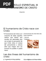 Humanismo de Cristo