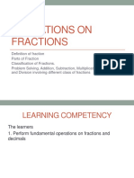 1 Operations On Fractions