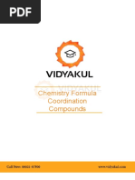 Chemistry Formula Chapter9 Coordination Compounds