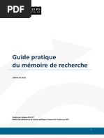 Guide Du Memoire de Recherche