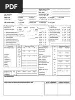 Service Report Form PAC