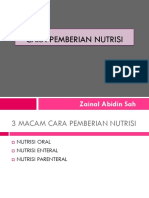 Cara Pemberian Nutrisi PDF