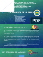 Ley Orgánica de La Salud 