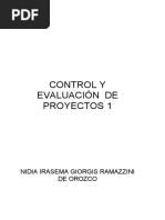 Control y Evaluacion de Proyectos 1 PDF