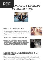 Espiritualidad y Cultura Organizacional