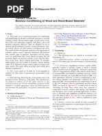 D 4933 - 99 (2010) Standard Guide For Moisture Conditioning of Wood and Wood-Based Materials