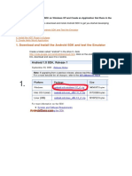 and Install The Android SDK and Test The Emulator