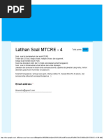 Latihan Soal MTCRE - 4