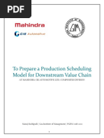 Mahindra CIE Project Report