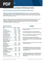 Morgan Stanley Second Quarter 2019 Earnings Results