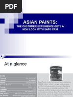 Asian Paints:: The Customer Experience Gets A New Look With Sap® CRM