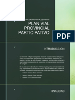 Plan Vial Provincial Participativo