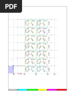 ETABS 17.0.1-Elevation View - G1-ARCH-9 Steel P-M Interaction Ratios (AISC 360-10)