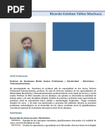 CV Ricardo Yáñez M.