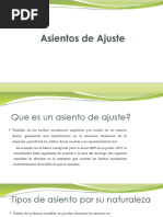 Asientos de Ajuste