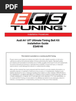 Audi A4 1.8T Ultimate Timing Belt Kit Installation Guide ES#8146