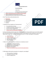 Blood and Cell Physiology Mcqs With Key