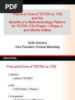 Pros and Cons of P25 Vs TETRA PDF