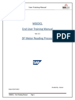 Msedcl End User Training Manual DF Meter Reading Process