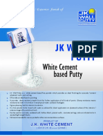 JK Wall Putty Data Sheet