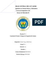 Informe N°1 (Consistencia Normal Del Cemento)