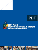 Informe Final Bases para El Proyecto Institucional de Educacion PDF