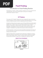 Fault Finding HydraulicSystems