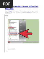 Wikihow To Configure Outlook 2007 To Work With Gmail: Steps