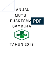 Manual MUTU Puskesmas