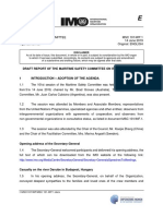 MSC 101-WP.1 - Draft Report of The Maritime Safety Committee On Its 101St Session (Secretariat)