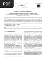 Modeling of Lithium-Ion Batteries: John Newman, Karen E. Thomas, Hooman Hafezi, Dean R. Wheeler