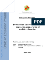 Evolución e Intervención, Expresión Corporal en El Ámbito Educativo