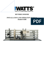 Reverse Osmosis Model # R48 Installation Instructions