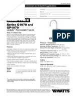 Series G1070, GP1070 Specification Sheet