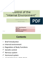 Control of The "Internal Environment"