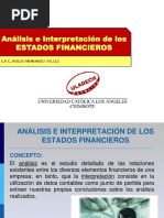 Análisis e Interpretación de Los EEFF