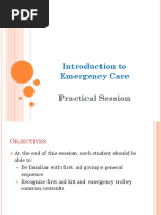 Introduction To Emergency Care: Practical Session