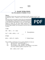 Bes - Acid - Base Titration