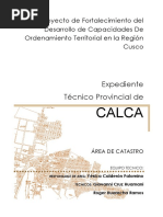 Expediente Tecnico Calca PDF