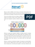 The Successful Cost Leadership Strategy of Walmart