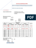 Cálculo de Habilitación Urbana