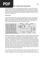 The Franck-Hertz Experiment