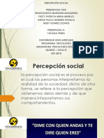 Diapositivas de Percepcion Social