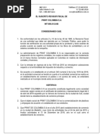 Certificado Revisor Fiscal Pruebas de Derecho