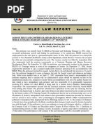 Law Report March 2013