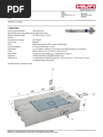 Calculation Report For Hilti Bolt