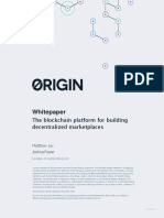 Whitepaper: The Blockchain Platform For Building Decentralized Marketplaces