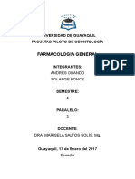 Farmacologia General 17-01-2017