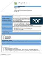 St. Peregrine Institute: Department Quarter Number: Subject Title Date